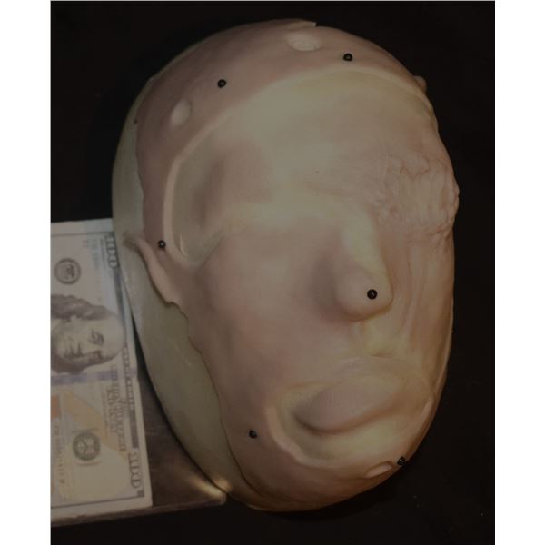 AMERICAN HORROR STORY ASYLUM SILICONE GOUGED OUT EYE FACIAL APPLIANCE ON FORM B
