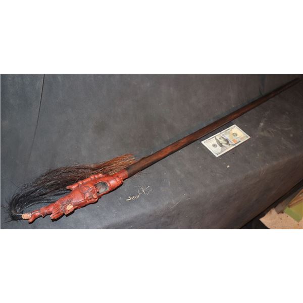 APOCALYPTO MAYAN BLOODY WALKING STICK CANE 2 SCREEN USED