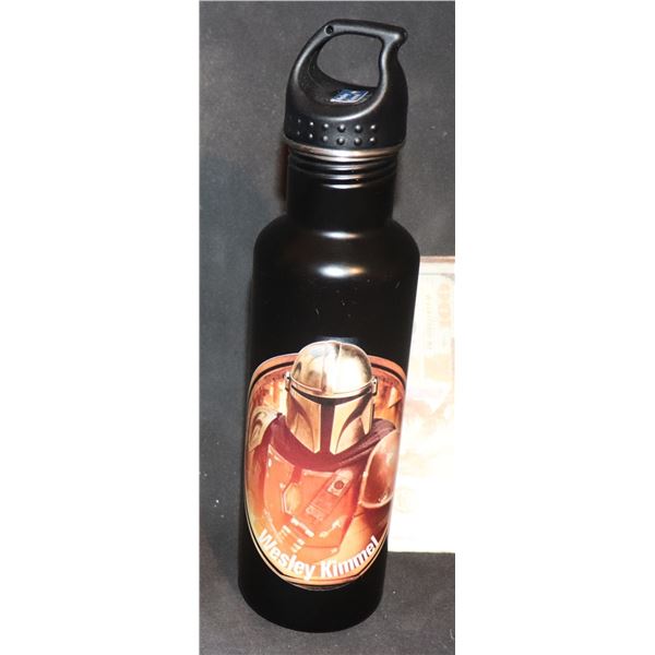 STAR WARS MANDALORIAN LUCASFILM ON SET WATER BOTTLE WESLEY KIMMEL