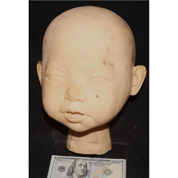 BABY OVERSIZED HEAD HALLOWEEN OR HAUNT PROP