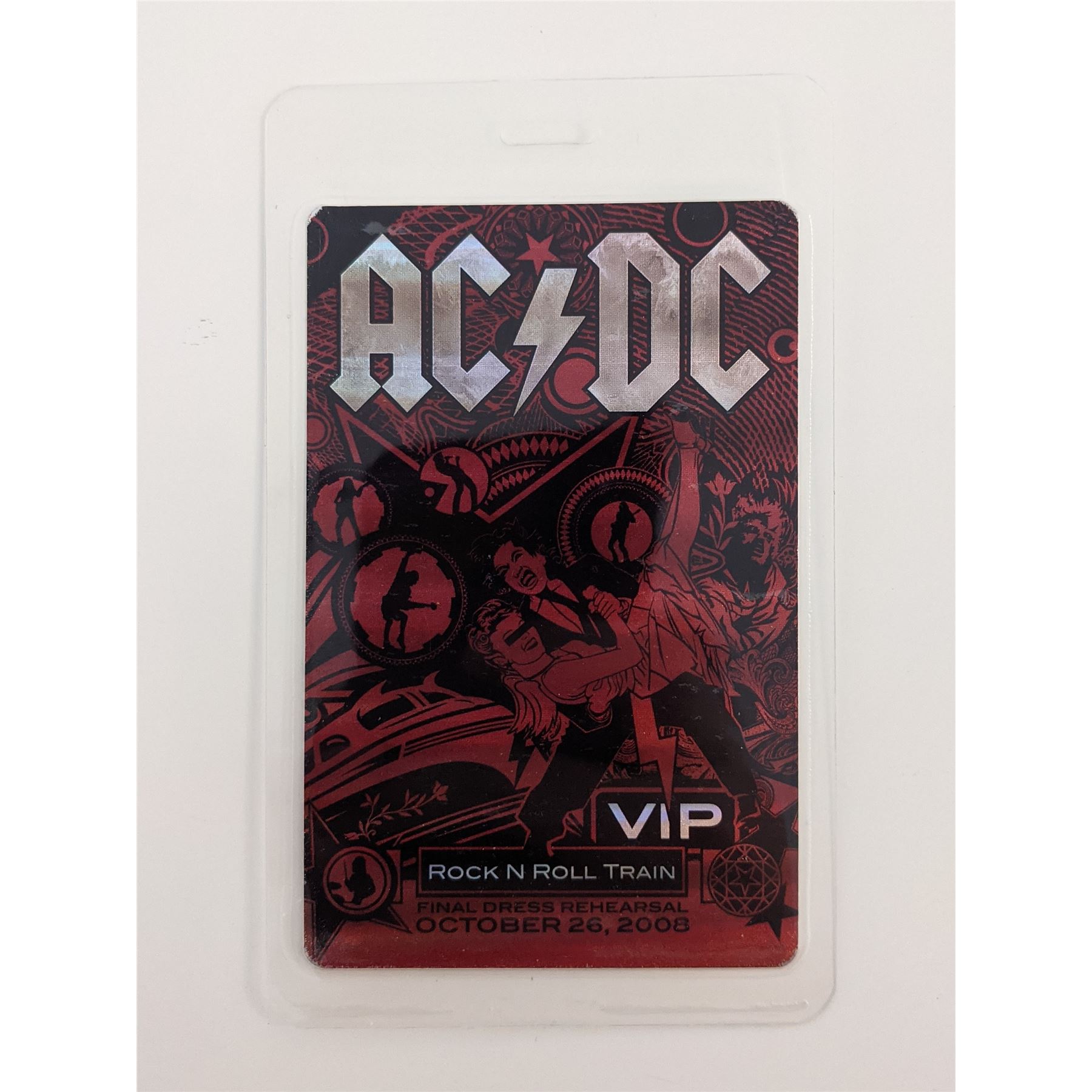 AC/DC 2008 Black Ice Backstage Pass
