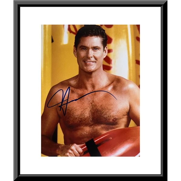 Baywatch David Hasselhoff signed photo