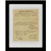 Image 1 : Texas Ranger James B. Reed Signed Document