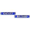 Image 1 : Galaxy Billiard Stained Glass Sign