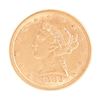 Image 1 : 1882 Liberty $5 Gold Coin