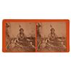 Image 1 : Ponca Chief Stereoview Card Indian Photograph