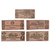 Image 1 : 1862 Confederate States of America Currency Notes