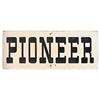 Image 1 : "Pioneer" Cardboard Advertising Sign