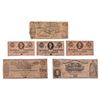 Image 1 : (6) Virginia Confederate Civil War Currency Notes