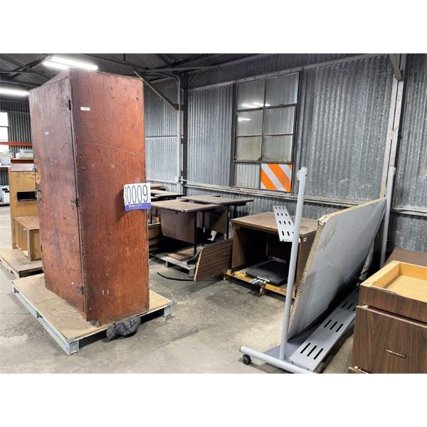TABLES, DESKS, & CABINET