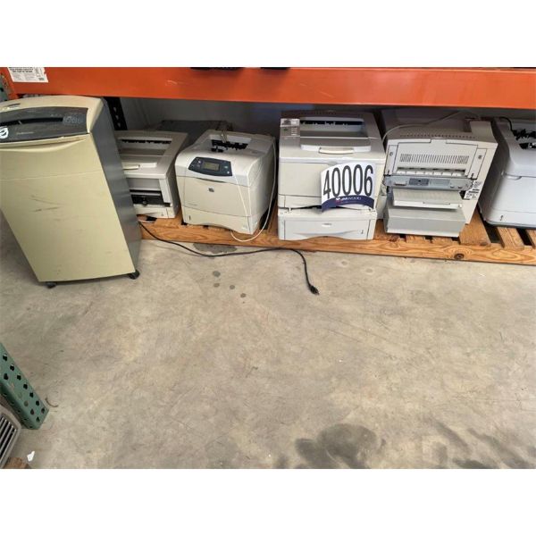 PRINTERS & SHREDDERS