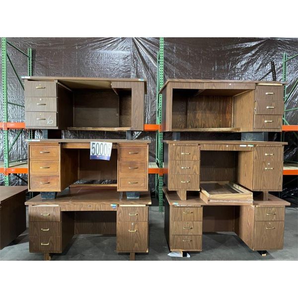 DESKS, TABLES & BOOKCASES