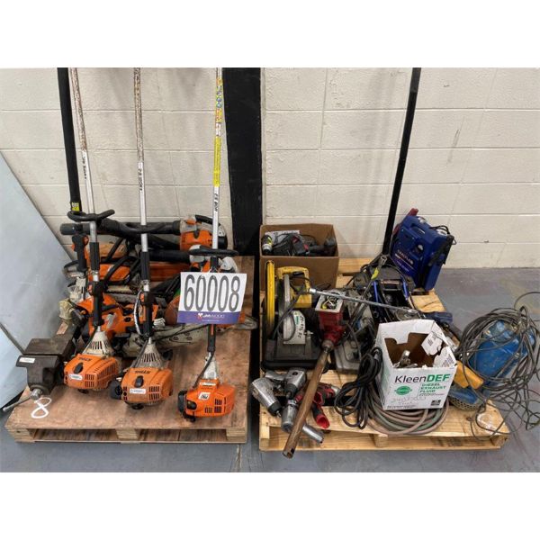 VARIOUS LANDSCAPE & SHOP EQUIPMENT