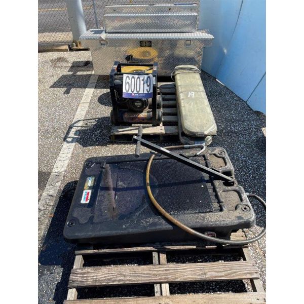 AIR COMPRESSOR, TOOLBOXES, OIL TANK, LIGHTBARS