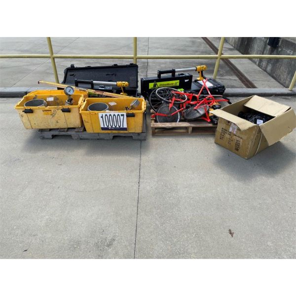 PAVEMENT MARKER RETROREFLECTOMETER, AIR ENTRAINMENT METERS, LEVEL, NAIL GUN