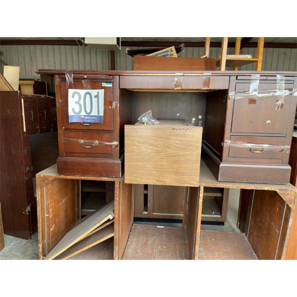 DESKS, TABLES, BOOKCASES, CABINETS, CREDENZAS