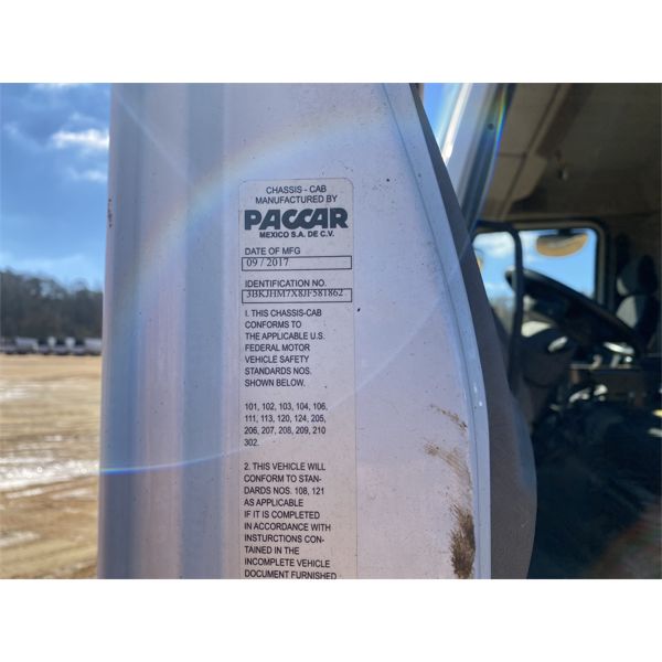 2018 KENWORTH T370 POT HOLE PATCH / Asphalt Distributor Truck