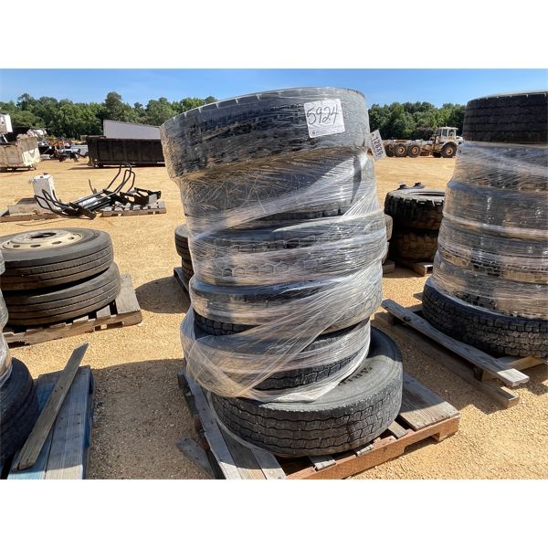 (6) 295/75R22.5 TIRES