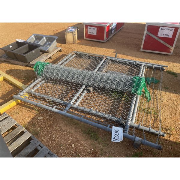 (2) 72" GATES & CHAIN LINK FENCE