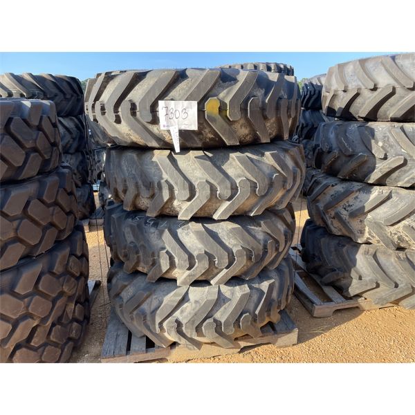 (4) 14.00-24 TIRES W/ RIMS