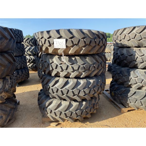 (4) 14.00-24 TIRES W/ RIMS