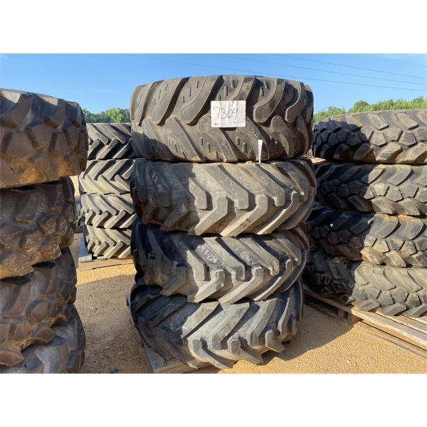 (4) 19.5-24 TIRES W/ RIMS
