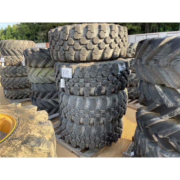 (4) 400/70-24 TIRES W/ RIMS