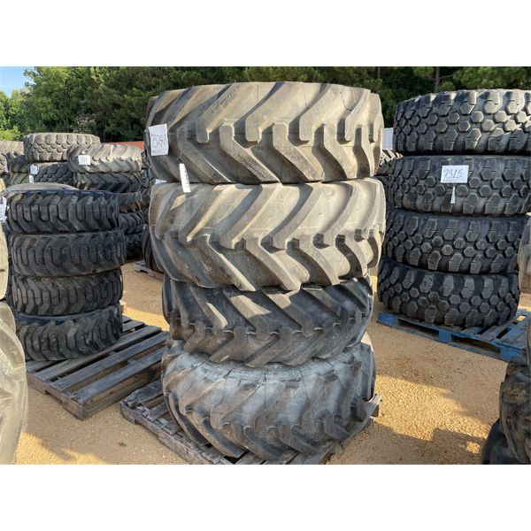 (4) 440/80-24 TIRES W/ (2) RIMS