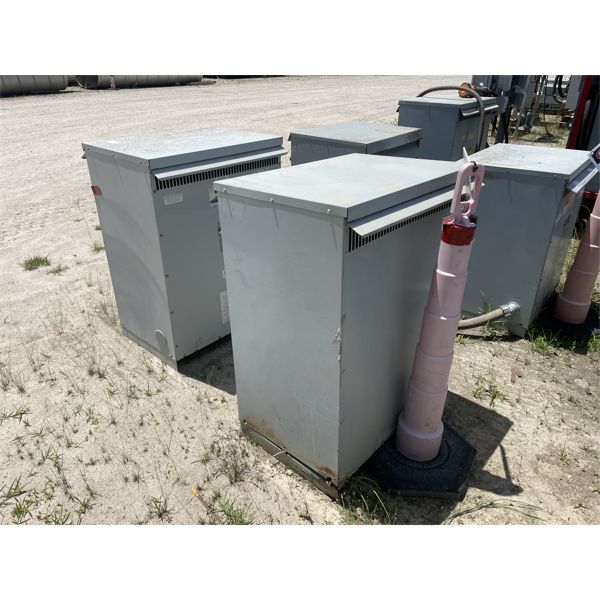 (2) 480 VOLT TRANSFORMERS