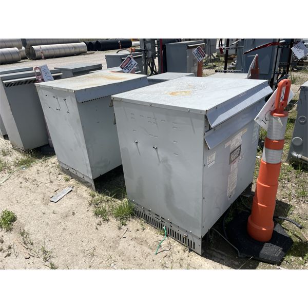 (2) 480 VOLT TRANSFORMERS