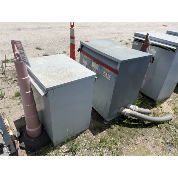 (2) 480 VOLT TRANSFORMERS