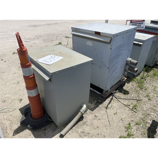 (2) 480 VOLT TRANSFORMERS