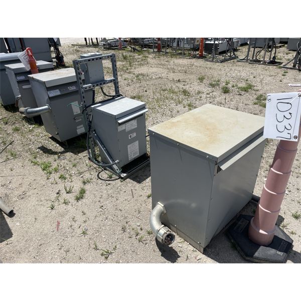 (3) 480 VOLT TRANSFORMERS