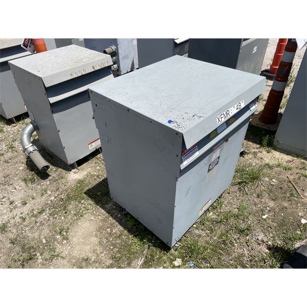(2) 480 VOLT TRANSFORMERS