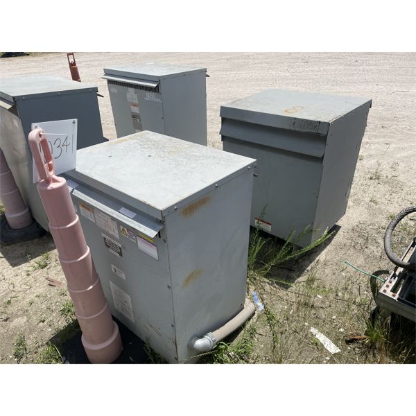 (2) 480 VOLT TRANSFORMERS