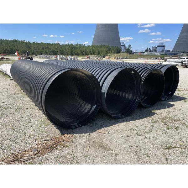 (4) 48" HDPE CORRUGATED PIPE