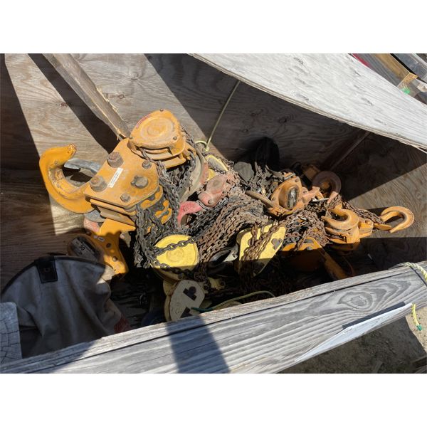 VARIOUS CHAIN HOISTS