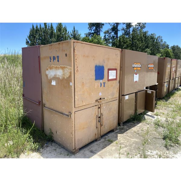 (6) KNAACK JOBSITE STORAGE CABINETS