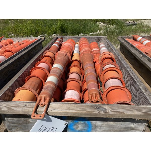 (70) SAFETY CONES W/ BASES