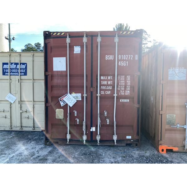 40' HIGH CUBE STORAGE CONTAINER