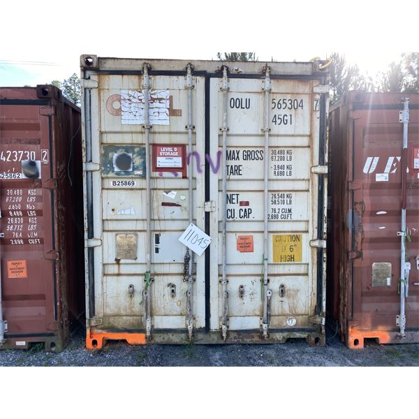 40' HIGH CUBE STORAGE CONTAINER