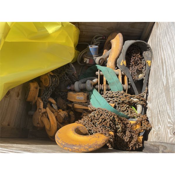 VARIOUS CHAIN HOISTS & ENDLESS SLINGS