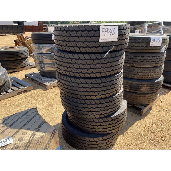 (6) 245/70R19.5 TIRES