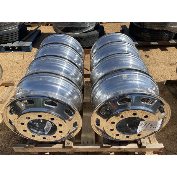 (8) 22.5 x 8.25 ALUMINUM Rim