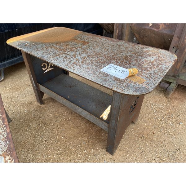 57" x 29" STEEL TABLE