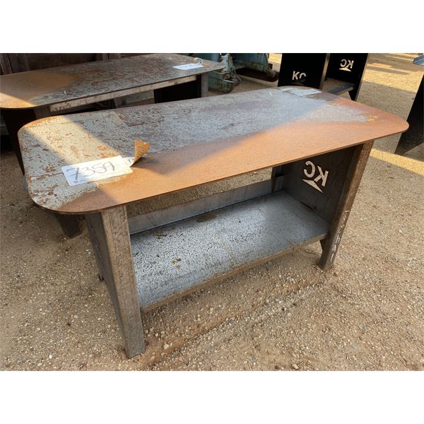 57" x 29" STEEL TABLE