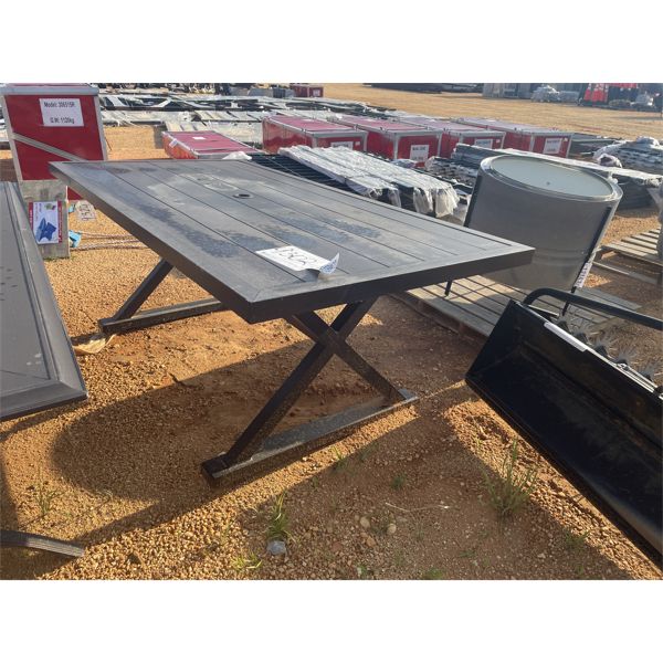 39" x 76" PATIO TABLE
