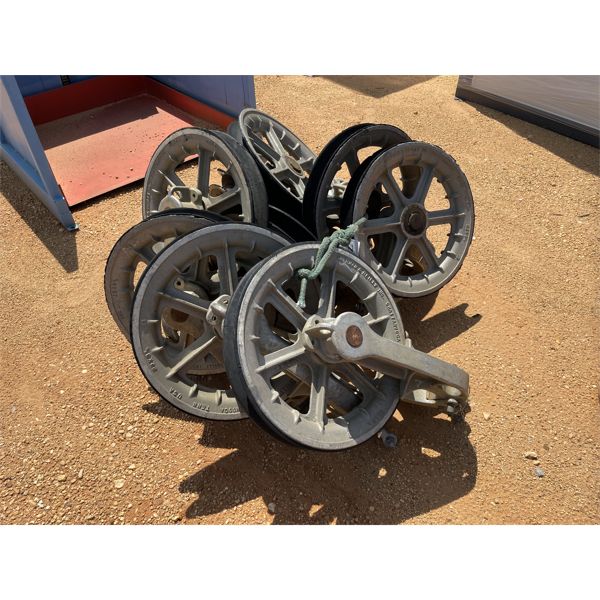 (10) SHERMAN & REILLY 22" x 3-1/8" PULLEY