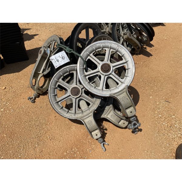 (10) SHERMAN & REILLY 22" x 3-1/8" PULLEY