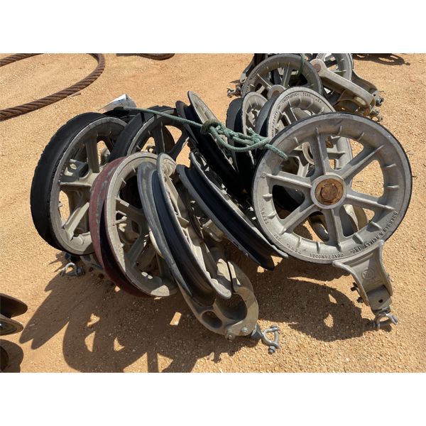 (10) SHERMAN & REILLY 22" x 3-1/8" PULLEY